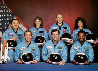 Challenger crew ( http://www.answers.com/topic/christa-mcauliffe-large-image)